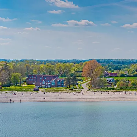 公寓 Kleine Brise Mit Meerblick Und Schwimmbad Kronsgaard